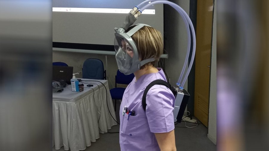 Στο νοσοκομείο της Πτολεμαΐδας η πρώτη μικροβιοκτόνος μάσκα κατά του κορωνοϊού