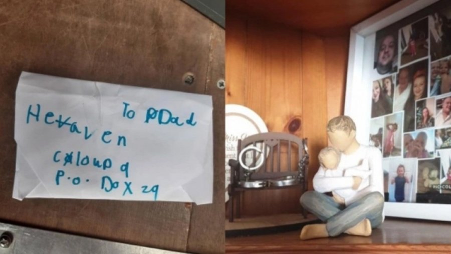 «Για τον μπαμπά μου, στον παράδεισο»: Ταχυδρόμος βρήκε το γράμμα 8χρονης και απάντησε [εικόνες]