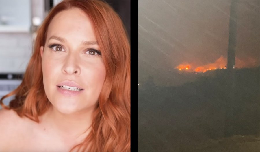 Σίσσυ Χρηστίδου: «Ο Θεός να βάλει το χέρι του» -Οι συγκλονιστικές φωτογραφίες και το video από την πυρκαγιά στη Χαλκιδική