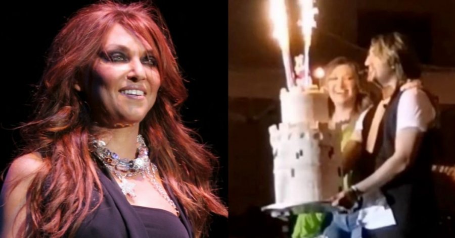 Γενέθλια για την Καίτη Γαρμπή: Η έκπληξη του γιου της πάνω στη σκηνή, η 3όροφη τούρτα και η πραγματική ηλικία