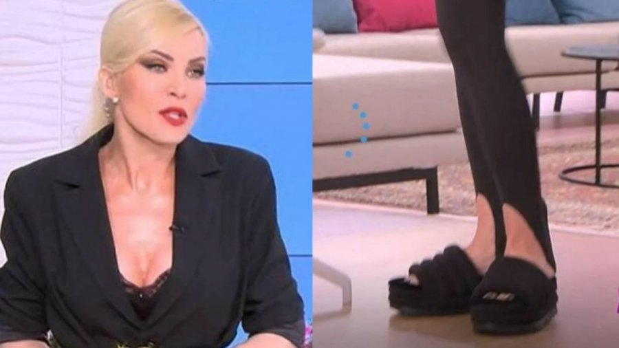 «Κάγκελο» οι τηλεθεατές: Η Κατερίνα Καινούργιου έβγαλε τα τακούνια κι εμφανίστηκε στο πλατό με παντόφλες