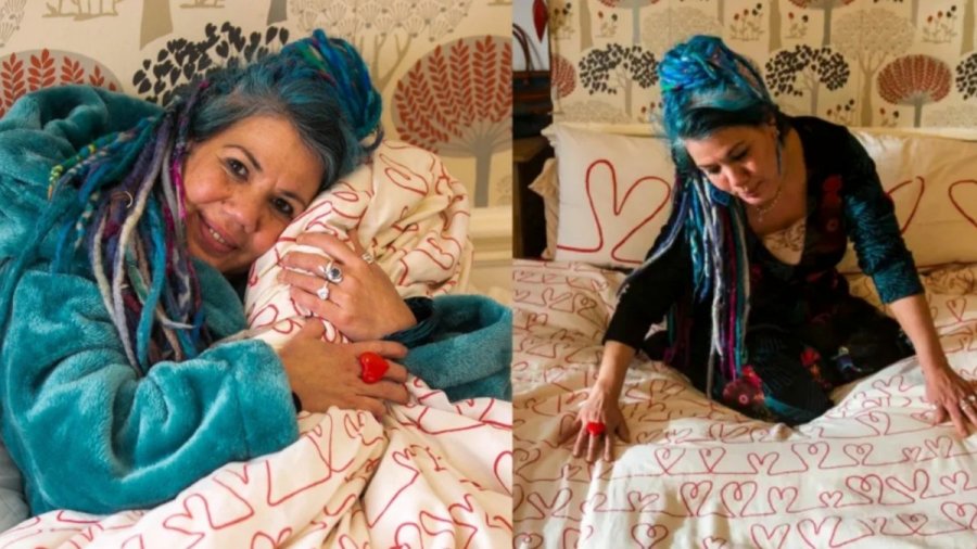 “Ήταν έρωτας με την 1η ματιά”: 49χρονη παντρεύτηκε την κουβέρτα της σε λαμπερή τελετή & δηλώνει πανευτυχής
