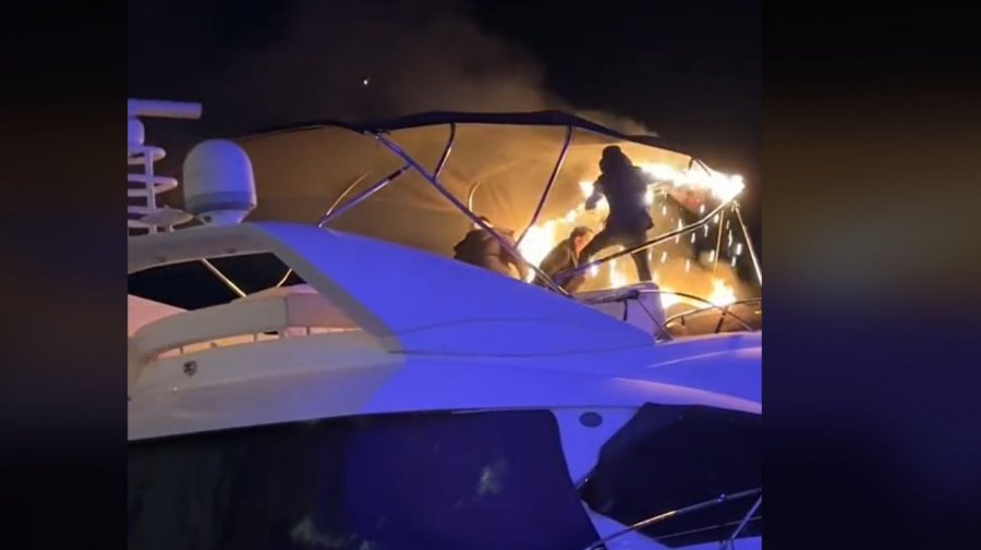 Βόλος: Ο Αχιλλέας Μπέος τα βάζει με ιδιοκτήτη σκάφους που καιγόταν κατά τη διάρκεια εκδήλωσης – «Μη χαλάτε τη γιορτή, ας το επαιρνε» [βίντεο]
