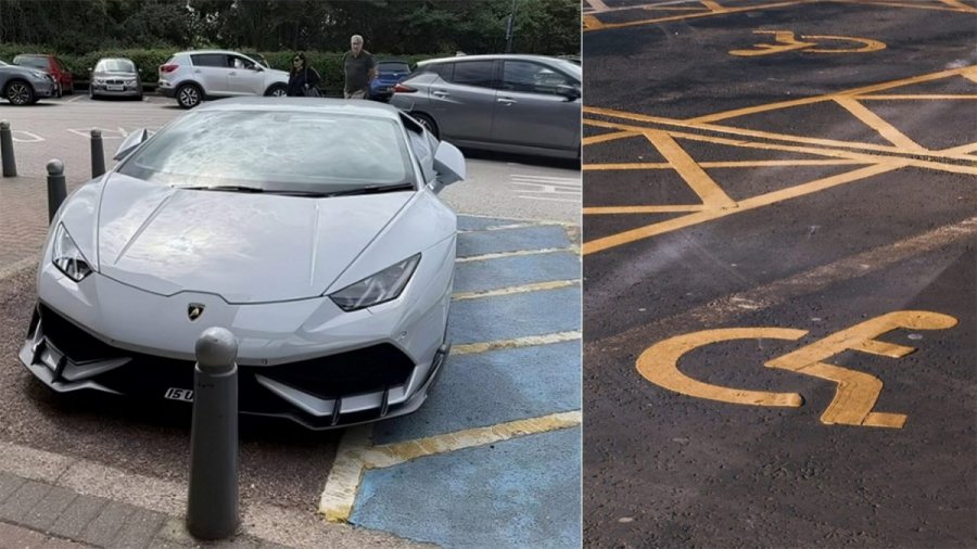 Όλοι έκραξαν ιδιοκτήτη Lamborghini που πάρκαρε σε θέση για ΑμεΑ -Τους αποστόμωσε με μια φωτογραφία!